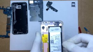 Как разобрать и как собрать телефон Samsung A5 2017 A520F/DS