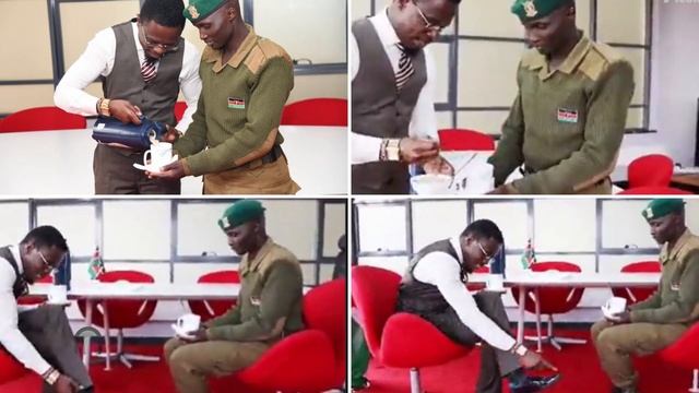 Reverse psychology at work! Kenyans React To Ababu Namwamba offers job NYS officer who cleaned shoe смотреть онлайн