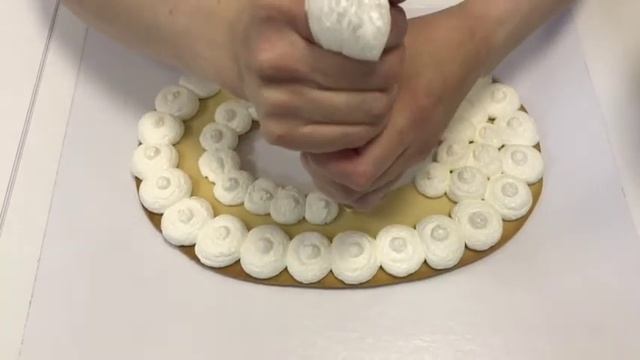 ТАРТ - торт в виде цифры с декором живыми цветами и ягодами - tart cream - РЕЦЕПТ