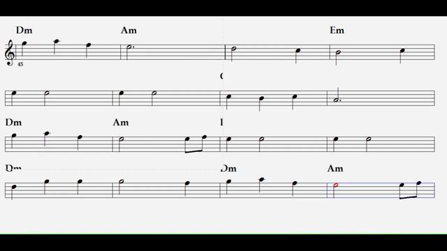 GİTME AKLIM SENDE KALIR--Am--(Play Along)--:Flute,Oboe,Guitar,Violin,Ney,Melodica,Keyboard. смотреть онлайн