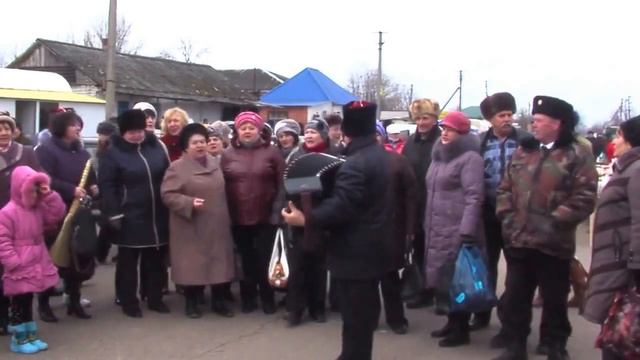 Флешмоб в Челбасской Каневской район Краснодарский край "Цвіте терен"