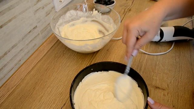 Нежнейший ЧИЗКЕЙК с голубикой БЕЗ ВЫПЕЧКИ смотреть онлайн