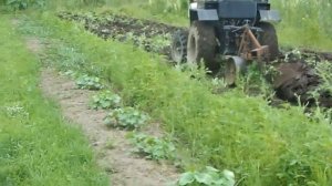 Самодельный полноприводный дизельный минитрактор.