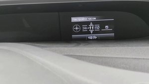 Как подвести часы в Honda Civic 4D 9 поколения