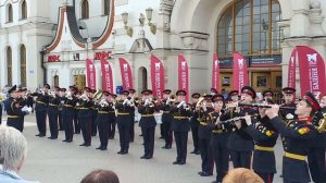 Выступление суворовцев Московского военно-музыкального училища имени Халилова