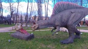 Парк динозавров в Великих Луках/ Динопарк/ Парк Юрского периода/  Jurassic park Из Столицы в Деревн