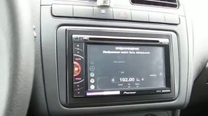 Камера заднего вида на Volkswagen Polo Sedan