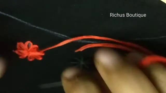 Simple and easy Neck Design | Laisy Daisy Flowers | Bead work | Richus Boutique