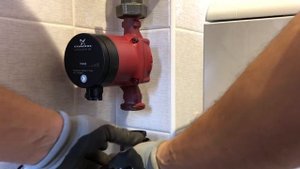 Обвязка напольного котла медными трубами