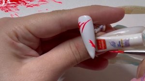 Повторяю маникюр! Делаю дизайн на типсах, первый раз рисую ?