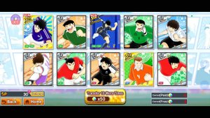 Captain Tsubasa Dream Team / круточки легенд Гензо Вакабаяшии Озор�