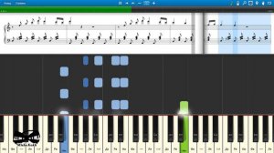 Бутырка  - Не трогай осень (на пианино Synthesia cover) Ноты и MIDI