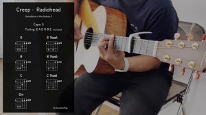 Radiohead - Creep (Acoustic) Guardians of the Galaxy 3 Guitar Cover