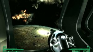 Fallout 3 pc game, Mothership Zeta DLC, defeating the alien Spacership