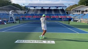 Rafael Nadal INTENSE Practice - Washington Citi Open (Court Level View 4K)