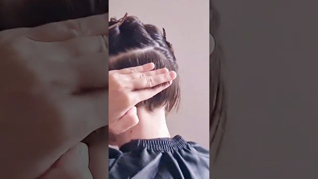 Легко ли Самой Себе сделать стрижку. Объёмный Затылок