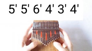 Secret Garden - Song from a Secret Garden (Easy Tabs/Tutorial/Play-Along) - Kalimba Cover
