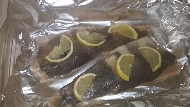 Очень вкусно, просто и быстро! На ужин терпуг запеченный в духовке смотреть онлайн