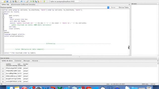 Diferencia de consultas con tiempo de respuesta(Postgresql) смотреть онлайн