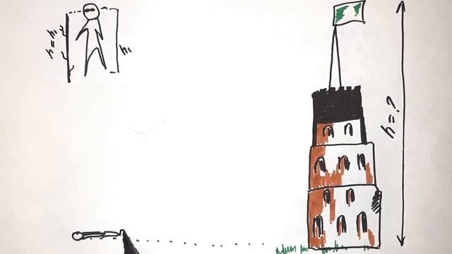 Как легко найти высоту любого здания без специального оборудования. Геометрия смотреть онлайн