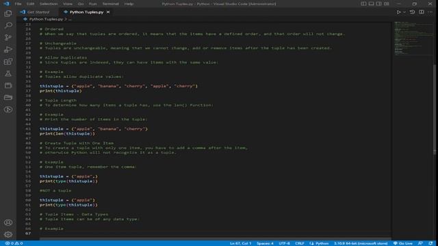 How to Get Started with Python Tuples - Guide to Beginners