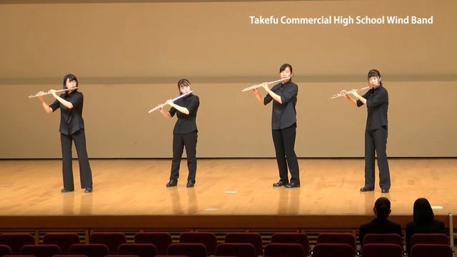Flute Quartet "Capriccio" by Takefu Commercial High School Wind Band on January 13th, 2018 смотреть онлайн