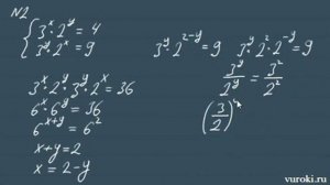 СИСТЕМЫ ПОКАЗАТЕЛЬНЫХ УРАВНЕНИЙ системы показательных неравенств