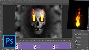 Как объединить две гифки в одну в фотошопе
