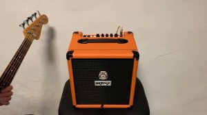 Orange Crush 25BX bass amp short review