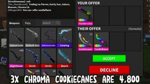 What Do People Trade For Chroma Traveler’s Gun?? (Murder Mystery 2)