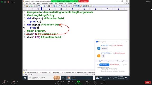 17th DEC 22 Keyword Arguments(Functions Topic) смотреть онлайн