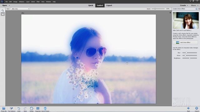 How to Make an Orton Effect Soft Focus Portrait using Adobe Photoshop Elements смотреть онлайн