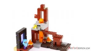 Lego Minecraft NETHER FORTRESS 21122 Stop Motion Build Review