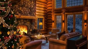 Рождество в уютной кофейне 4K ☕ Джазовая музыка для отдыха, учебы и работы