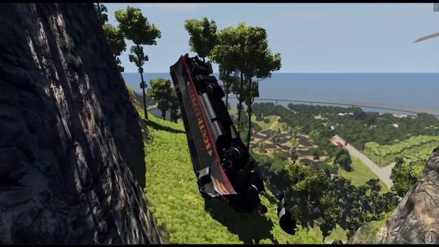 High Speed Train Jumps #3 Train Games BeamNG Drive Crashes