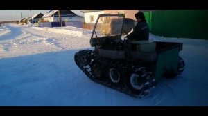 Модернизация тс-350(испытания гусянки) часть 5