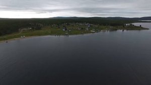 Зашеек (Республика Карелия) с высоты птичьего полета HD