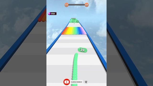 Snake Color - All Levels Gameplay Android,ios (Levels 61-65) смотреть онлайн