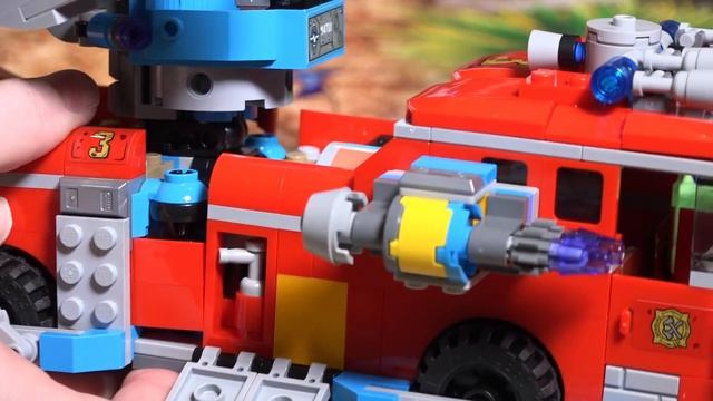 Трансформер в LEGO Hidden Side 70436 Фантомная пожарная машина 3000 Обзор новинки смотреть онлайн