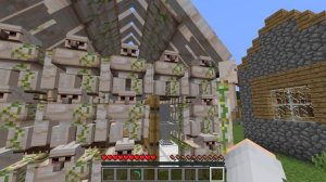 ГОЛЕМ ПЕРЕЕХАЛ В МОЮ ДЕРЕВНЮ ЖИТЕЛЕЙ В МАЙНКРАФТ Топовский Minecraft