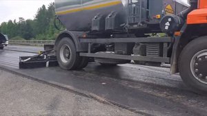 Автогудронатор "HYDROG" : заправка, подготовка, старт, работа.