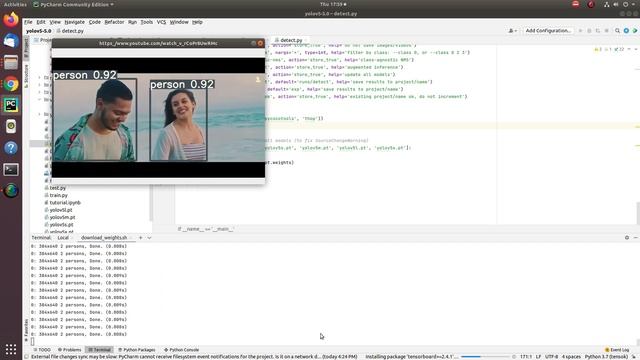 Perform Object detection Running with YOLOV5| Deep Learning| Python| +91-9872993883 for query. смотреть онлайн
