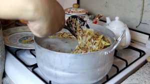 Əriştəli Kartoflu Plov Duzlu Xəşəm Balığı ilə YENİ RESEPT