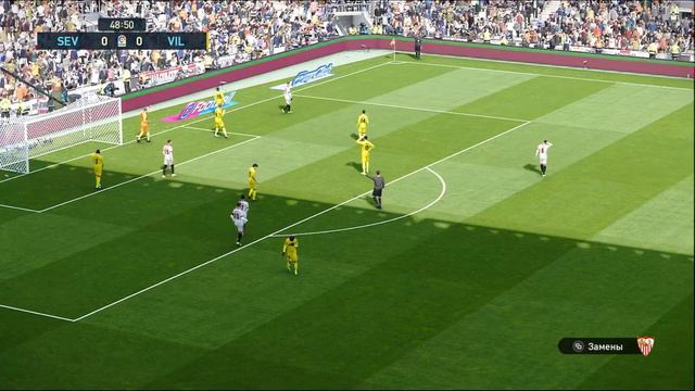 Севилья - Вильярреал. Ла Лига 16 тур. eFootball PES 2021 смотреть онлайн