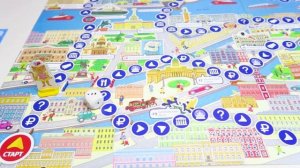 Настольная игра с викториной "Пешком по Петербургу", издательство "Геодом"
