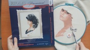 "Бархатный вечер" от Риолис. Отчет 2 | СП "Женский образ"| Вышивка крестом