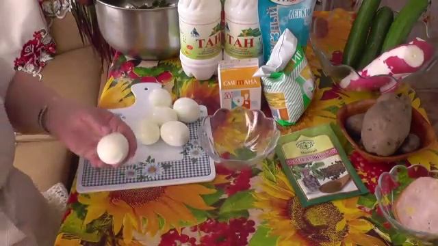 296. Вкуснейшая весенняя окрошка на тане. Рецепт для похудения