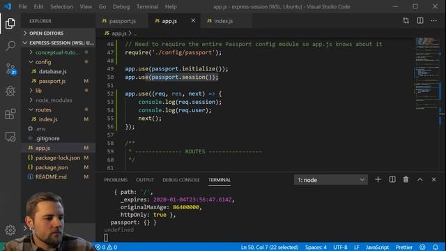 Passport Local Strategy Usage (Node + Passport + Express) смотреть онлайн