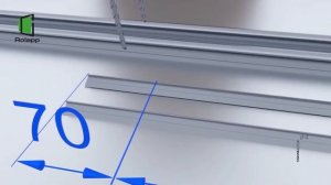 Установка системы Mars  Rolapp для раздвижных дверей шкафов-купе