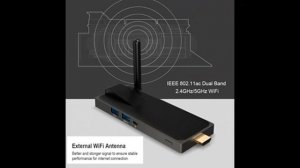 Mini PC MeLE PC Stick Windows 10 Pro Intel Celeron J4105 Fanless Mini PC 4GB 64GB eMMC